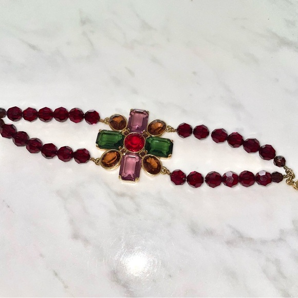 Swarovski RARE Daniel Signed Disney Cinderella Beaded Crystal Encrusted Bracelet - Picture 4 of 16